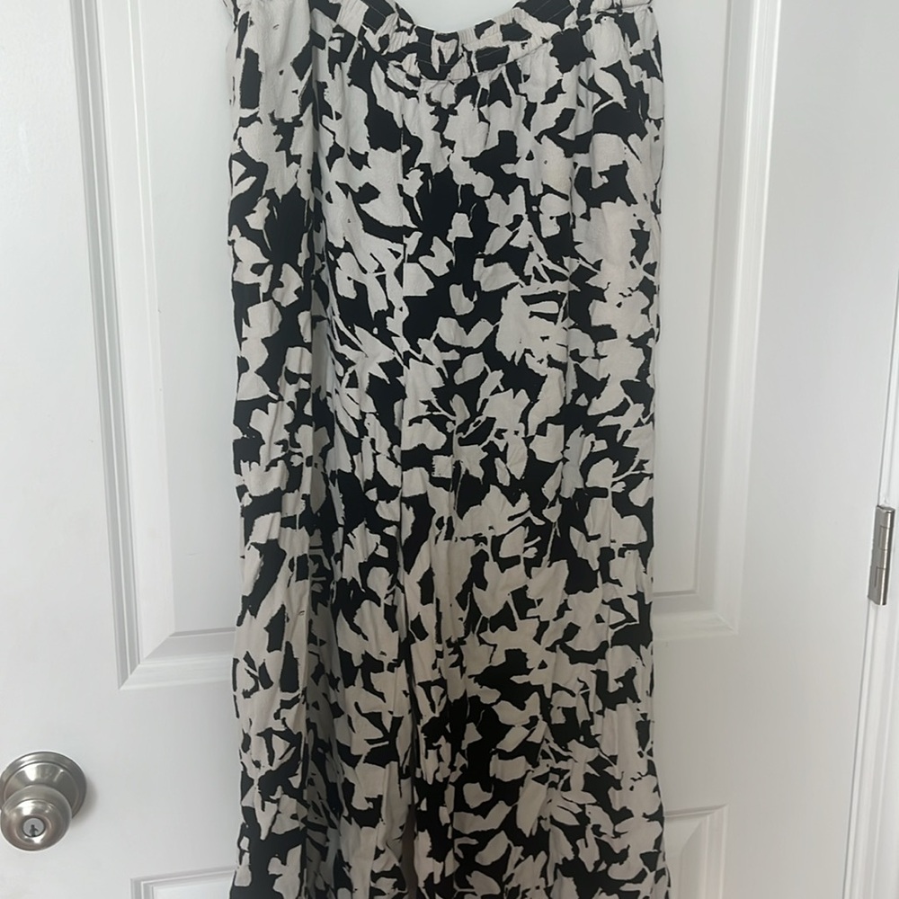 Kate Spade Black & White Floral Pants - Picture 4 of 6
